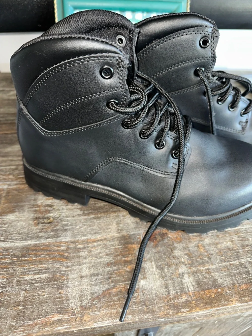 Brahma Boot Sz 7w Combat Style Black